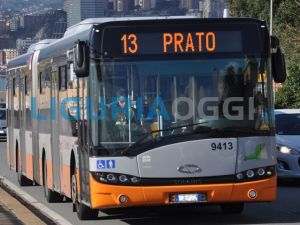 Vigilantes sugli autobus Amt a Genova