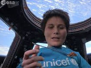 Samantha Cristoforetti sulla ISS