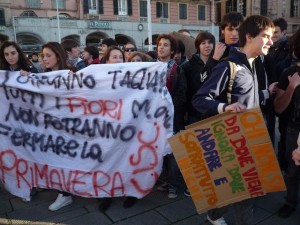 Corteo studenti in Centro a Genova