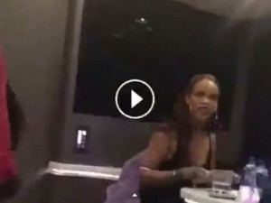 Rihanna sniffa coca in un video