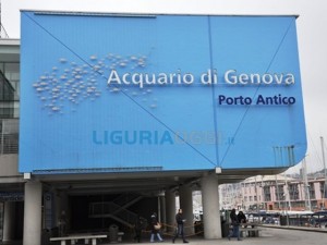 Genova, code in zona Acquario 