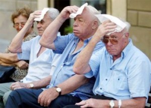 Anziani vittime del caldo