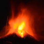 Etna during an eruption
