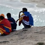 migranti spiaggia