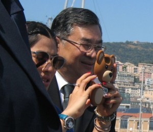 principessa Sirinnavari in visita a Genova