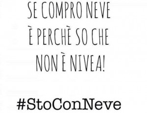 #StoConNeve, la campagna sui Social