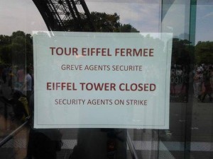 Sciopero ferma la Tour Eiffel