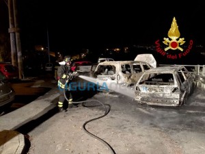 Incendio auto a La Spezia