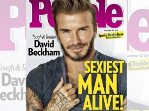 David Beckham sulla copertina di People