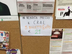 Biglietti di Expò 2015 in saldo alla Regione Liguria