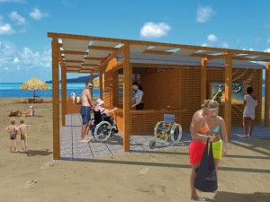 Progetto per spiaggia per disabili a Chiavari