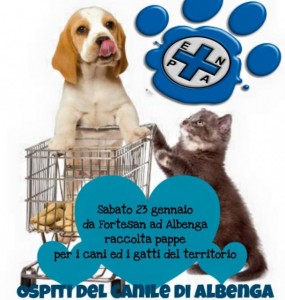 Albenga, domani la giornata a favore degli animali in difficoltà 