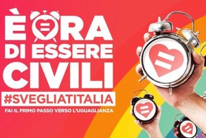 Manifestazione pro matrimoni gay a Genova
