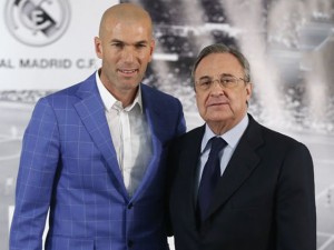 Zidane e Florentino Perez