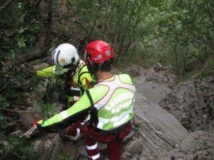 In corso il recupero delle salme de due alpinisti precipitati sul Monte Rosa
