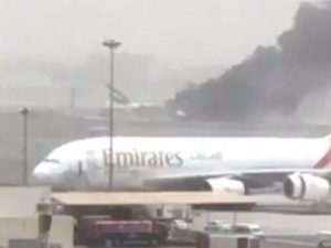 L'aereo Emirates di Dubai