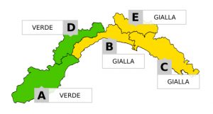 Liguria, allerta gialla sul Centro-Levante 