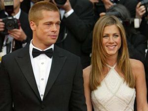 Brad Pitt e Jennifer Aniston ai tempi del loro matrimonio