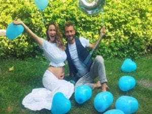 Melita Toniolo e Andrea Viganò diventeranno genitori di un maschietto